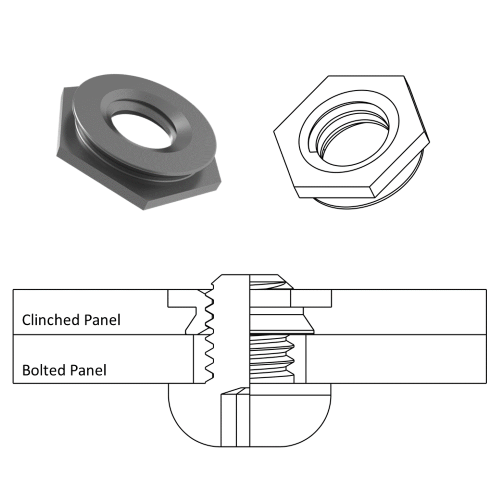FlushNutSchematic