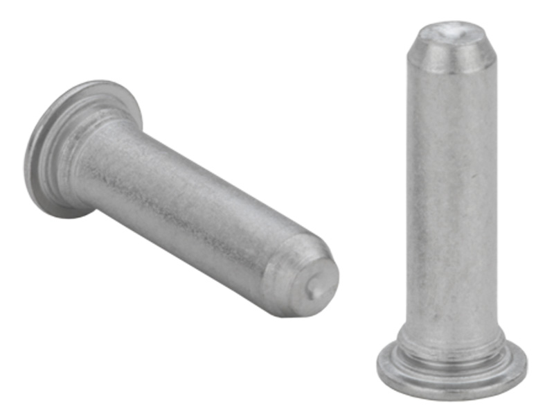 Self-clinching, tapered locating pin