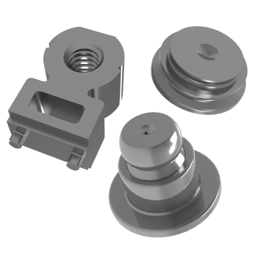 The R'ANGLE&reg;, SPOTFAST&reg;, and TACKPIN&reg; fasteners are all specialty designs found only at PEM
