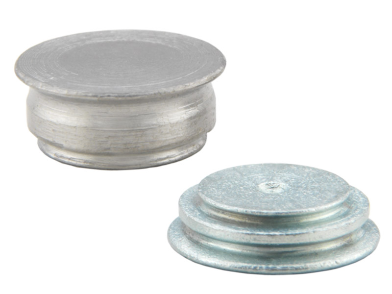 Two lengths of self-clinching SPOTFAST&reg; fasteners