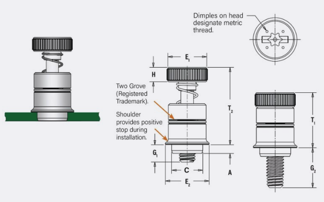 Surface Mount Panel Fastener